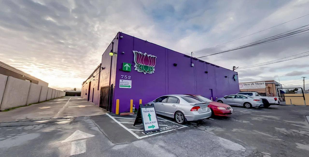 Purple Lotus dispensary exterior in San Jose