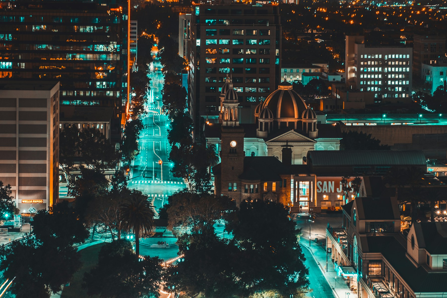 The Cathedral Basilica and Museum of Art in downtown San Jose